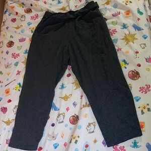 Bella Womens Charcoal Gray Pants/leggings